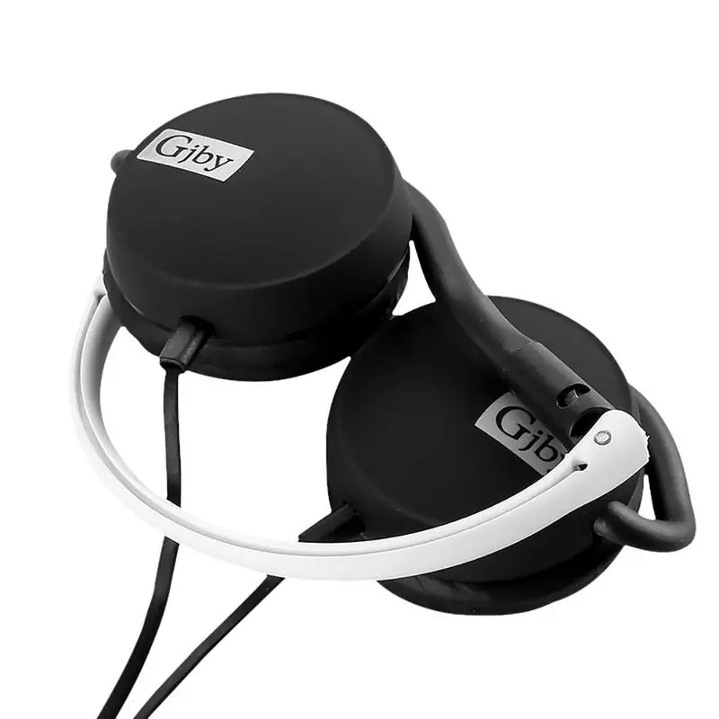 

Rear-mounted Headphones With Mic Stereo Sound Wired Headset Fashion Scrubs Handsfree Calling Doll Machine Gifts Original Speaker