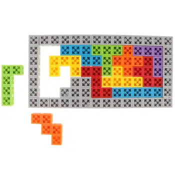 

98pcs 3D Architecture Building Puzzle Plastic Construction Game Early Imagination Logic Development Toy for Baby Children Kids