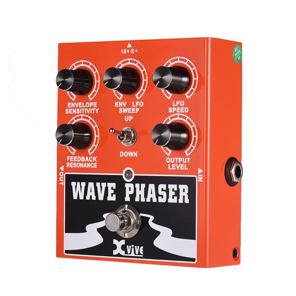

XVIVE W1 Wave Phaser Guitar Effect Pedal True Bypass Guitar Pedal Full Metal Shell Guitar Parts & Accessories
