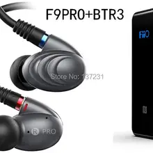 FiiO F9 Pro+ BTR3 Bluetooth наушники AMP Triple Pilote Hybride In-Ear мониторы наушники 1 synamic 2 сбалансированные арматурные драйверы