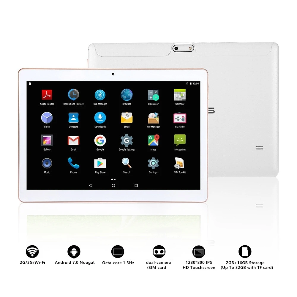 LNMBBS 10.1 inch tablet Phone Call laptop PC Android 7.0 16GB ROM 2GB RAM 8Core Dual Camare GPS Bluetooth WiFi kid gift tablet LNMBBS 10.1 inch tablet Phone Call laptop PC Android 7.0 16GB ROM 2GB RAM 8Core Dual Camare GPS Bluetooth WiFi kid gift tablet