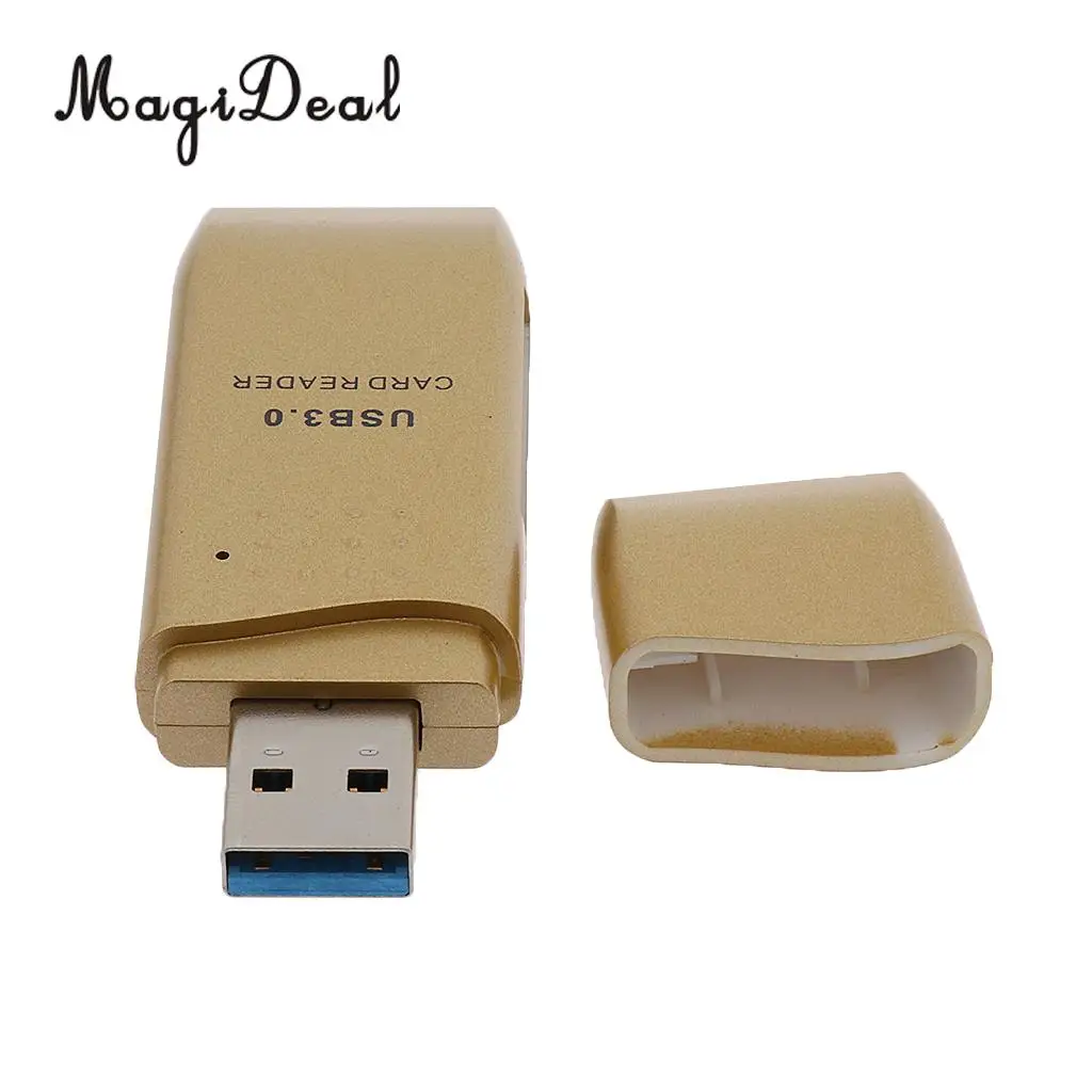 5 Гбит/с Быстрый USB 3 0 Все в 1 Mocro SD TF SDXC флэш памяти кард ридер золото|Картридеры| |