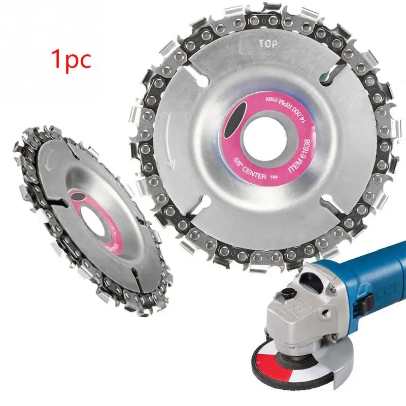 

4 Inch Grinder Disc and Chain 22 Tooth Fine Cut Chain Set For 100/115 Angle Grinder