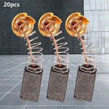 20 шт. 6*7*13 мм Двигатель углерода кисточки Замена для Электродвигатель генератор комплект