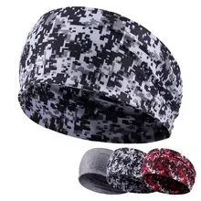 Уличная спортивная повязка на голову Йога Бег высокоэластичная быстросохнущая повязка для волос Баскетбол Фитнес широкая головная повязка впитывающие влагу волосы