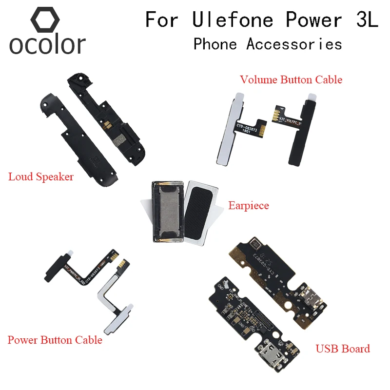Запасная часть для наушников ocolor Ulefone Power 3L USB-кабель аксессуар телефона |