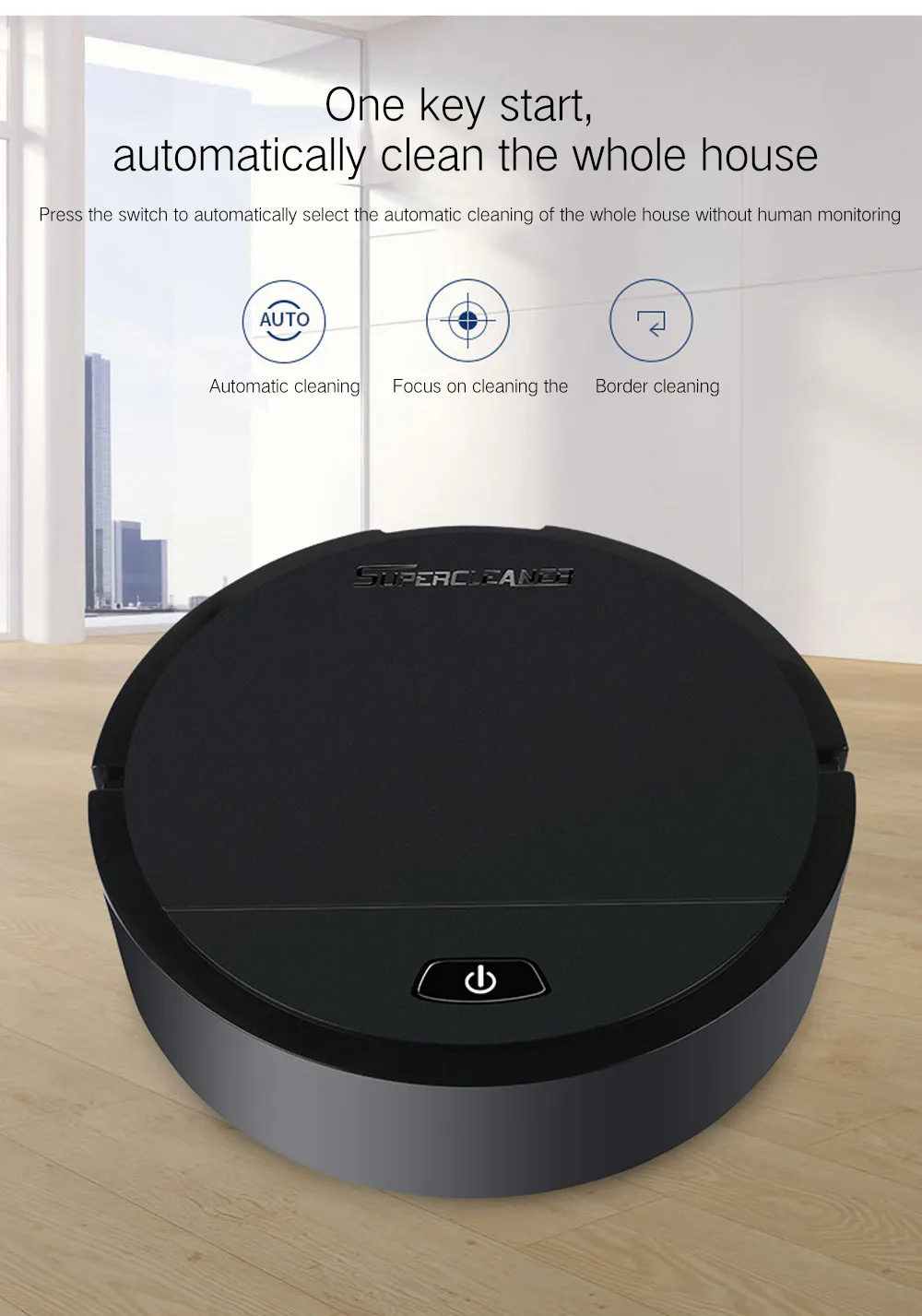 

Mini Sweeping Robot Household Cleaning Machine Lazy Smart Vacuum Cleaner