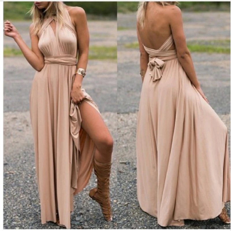 trendy long dresses 2018