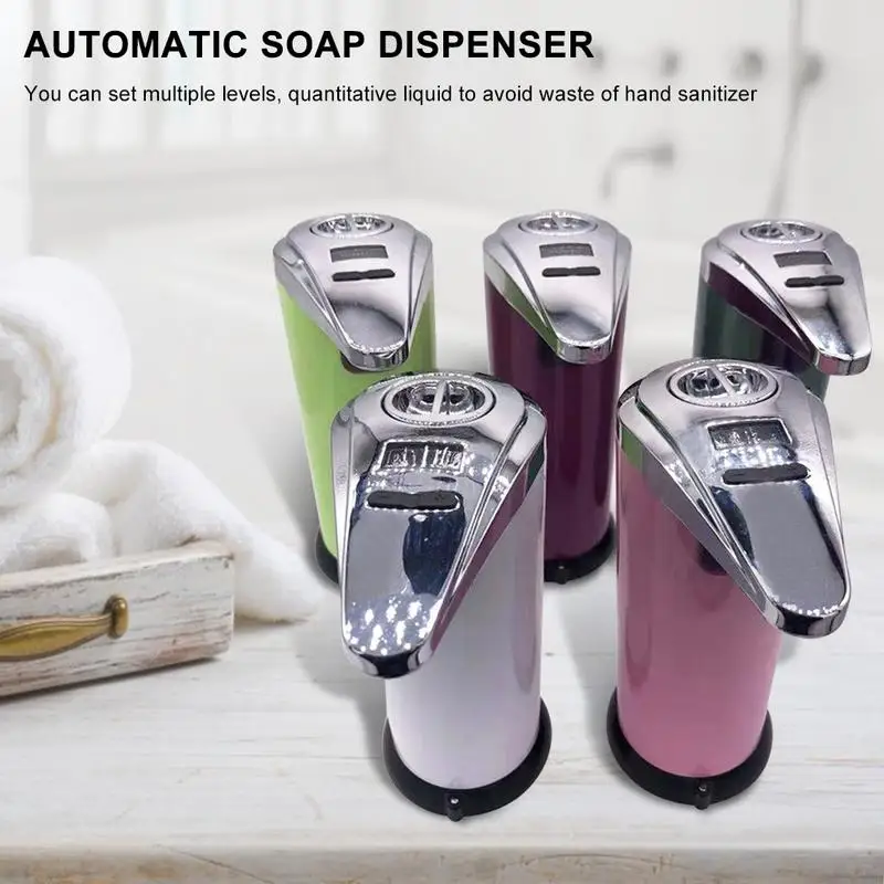 

Automatic Soap Dispenser Fingerprint Infrared Touchless Interference Electric Automatic Liquid Soap Dispenser For Kitchen Bath