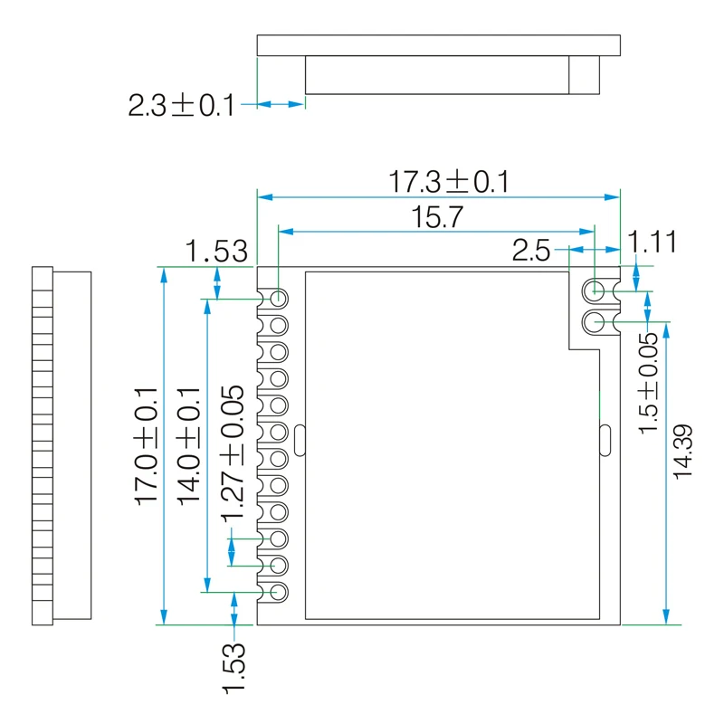 7 шт./лот KC Сертифицированный Lora1276 100 мВт SX1276 Lora модуль 868 МГц Высокая