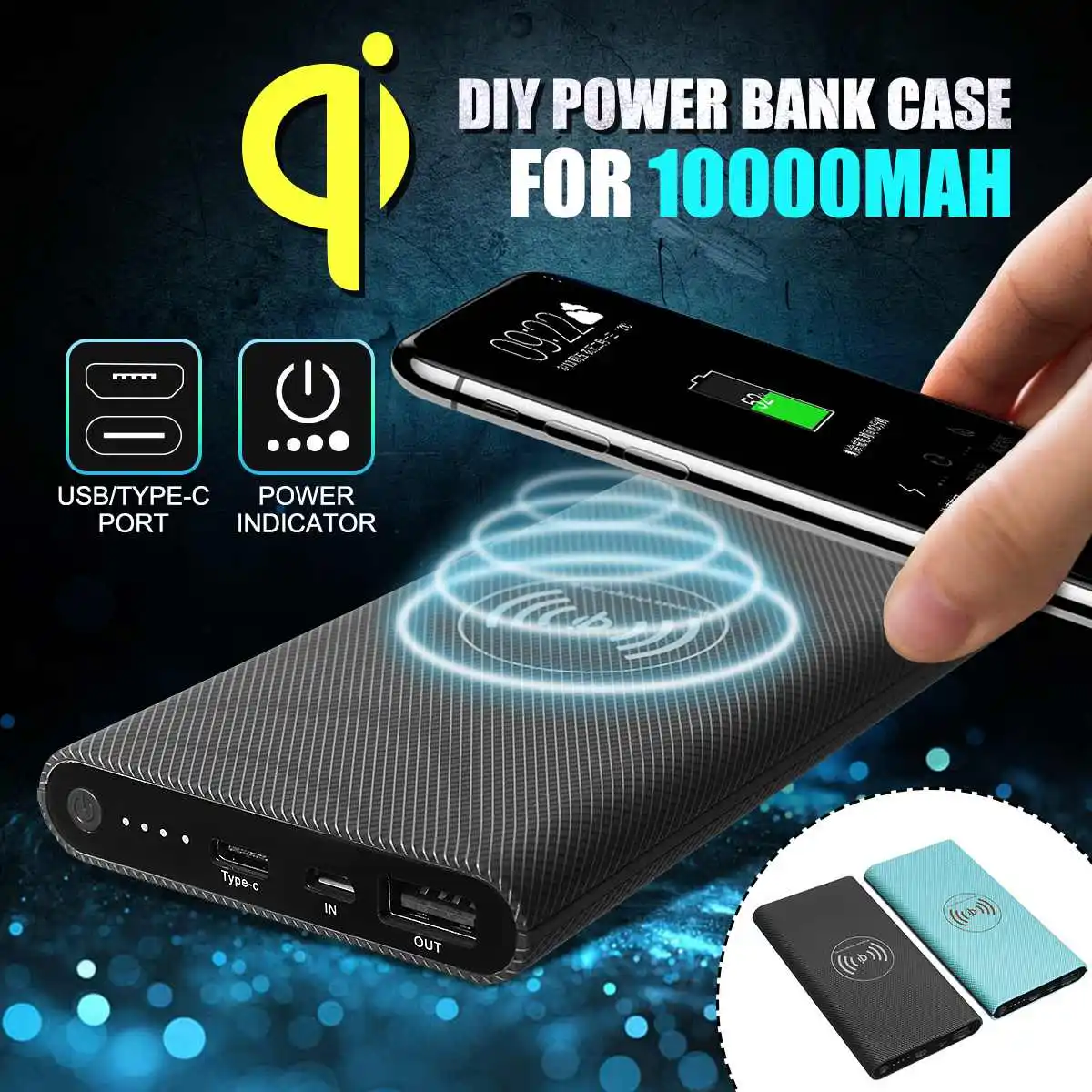 Aliexpress.com : Buy Bakeey Qi Wireless Charging DIY Power Bank Case ...