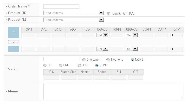 4.0 Rxlens произвольной формы линзы клиентов персонализации