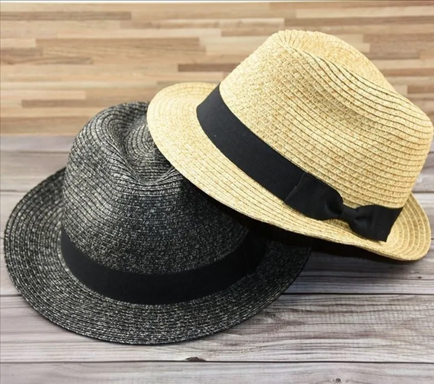 Goedkoop Plus size panama hoed kleine size volwassen stro zon hoeden vrouwen en man fedora hoed Cap van 54 cm tot 62 cm 4 Maten SML XL