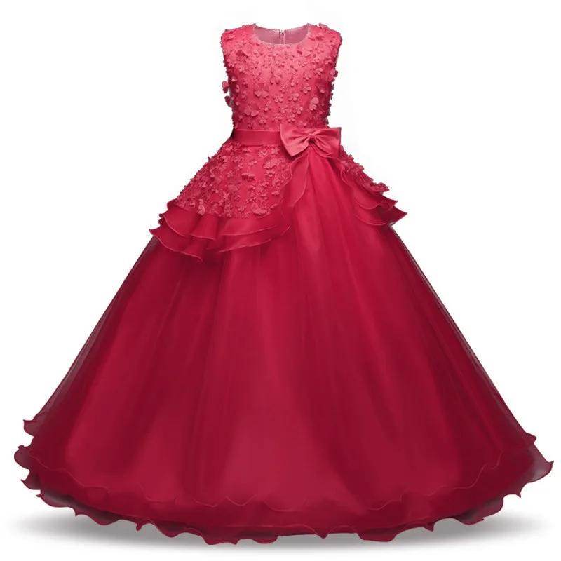 Flower Baby Girl Princess Dress Kids Long Evening Dresses For Girl Party Events Children Clothing Tutu Fluffy Prom Gown Flower Baby Girl Princess Dress Kids Long Evening Dresses For Girl Party Events Children Clothing Tutu Fluffy Prom Gown
