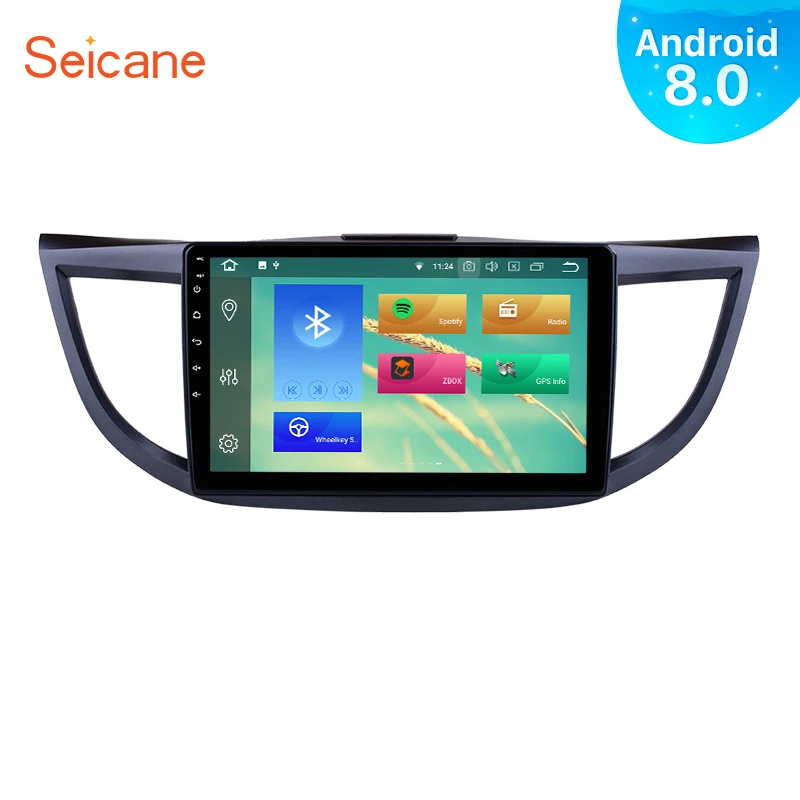 

Seicane 10.1" Android 8.0/8.1 Car GPS Radio Multimedia Player For 2011 2012 2013 2014 2015 Honda CRV 1Din Head Unit 4G Wifi