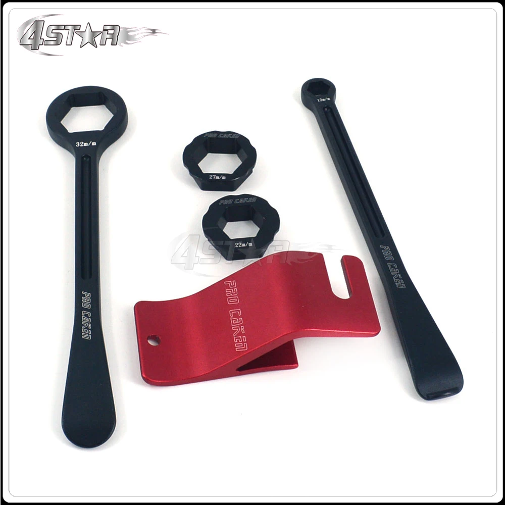 10MM 12MM 22MM 27MM 32MM Aluminum Tyre Iron Set Changing Tool Kit Tire Lever Wrench Spanner Head Bead Holder For Japanese Bike