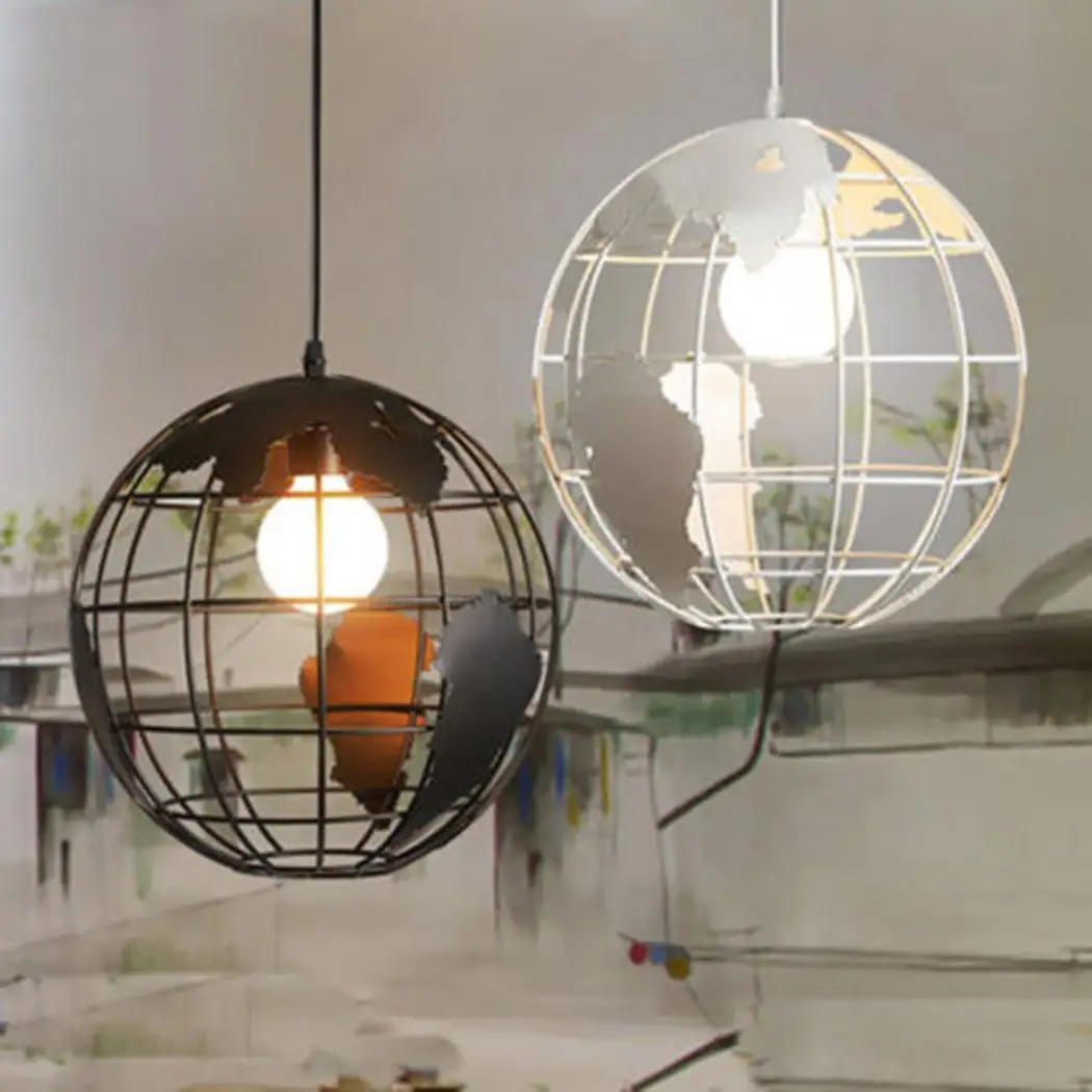 Абажур подвесной светильник абажур Лофт DIY металлическая клетка лампа Защита