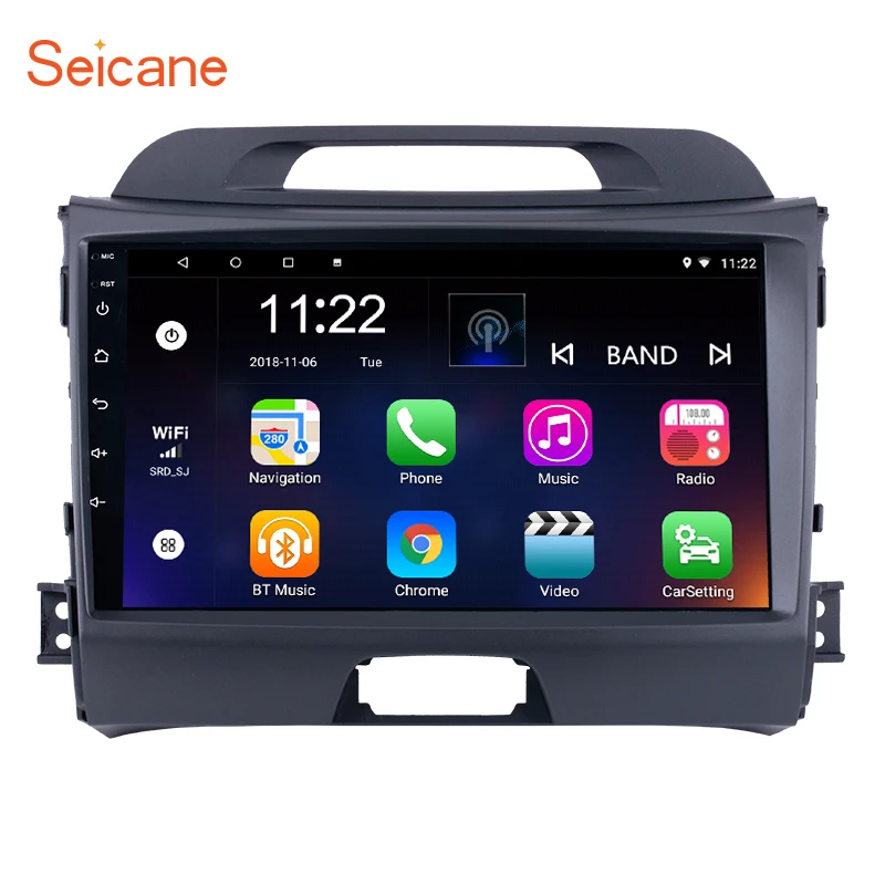 Seicane 9 inch Android 9.0 2din GPS Car Radio For KIA Sportage 2010 2011 2012 2013 2014 2015 Double Din Wifi Multimedia Player | Автомобили
