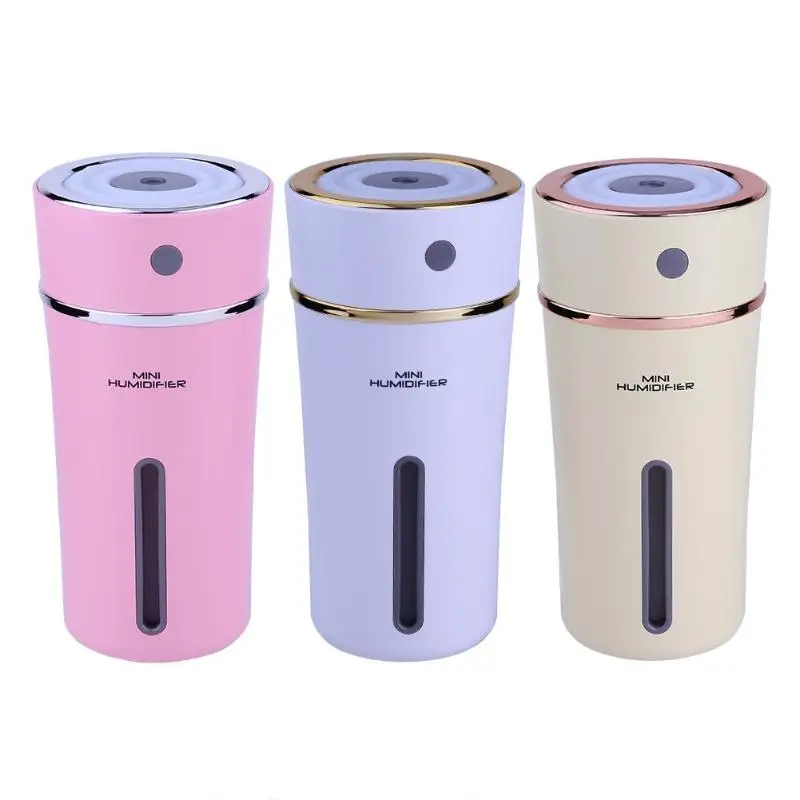 

LED USB Mini Portable Cup Humidifier DC 3.7V Night Light Air Purifier