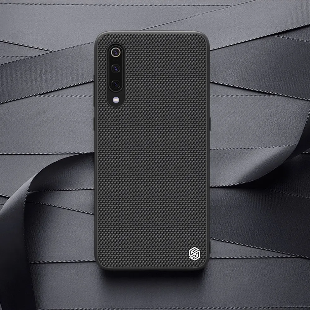 Xiaomi Mi 9 case NILLKIN Textured Case Nylon Fiber Non-slip Luxury Business Frosted Back Cover For Xiaomi Mi 9 explorer 6.39''