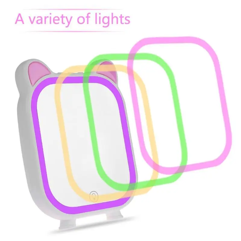 

LED Lamp Makeup Mirror 3 Modes Adjustable Tabletop Cosmetic Mirrors with Smart Music Bluetooth Speaker With Light Lamp