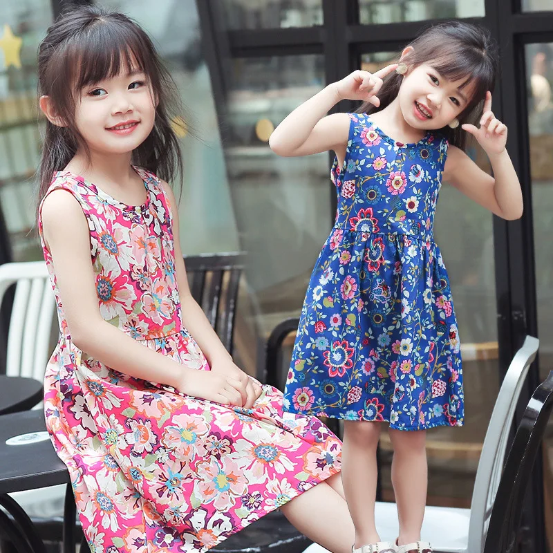 Garment Girl Summer Wear 2019 New Pattern Children Pure Cotton Dress Baby Western Style Skirt Princess | Детская одежда и обувь