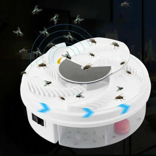 

Electronic Housefly Trap Fly catcher Device Pest Control Trapping Food USB