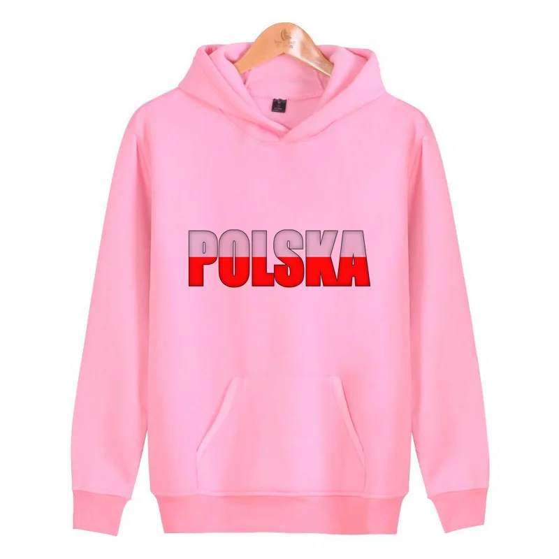 Польская Толстовка polska 2019 повседневные зимние хлопковые черные мужские