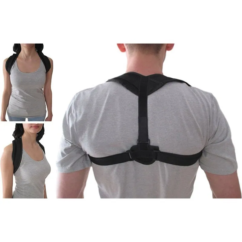 

Medical Back Pain Posture Corrector Clavicle Spine Back Shoulder Back Support Lumbar Brace Support Belt Posture Correction!