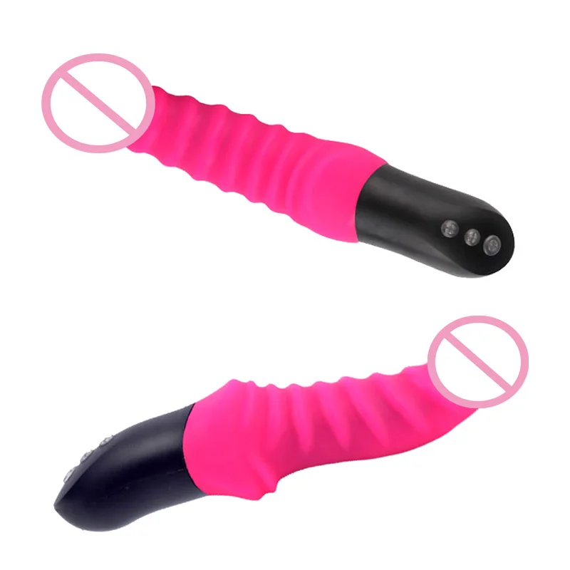 USB Charging G Spot Vibrating font b Dildo b font Anal Vagina Vibrator Sex Products For