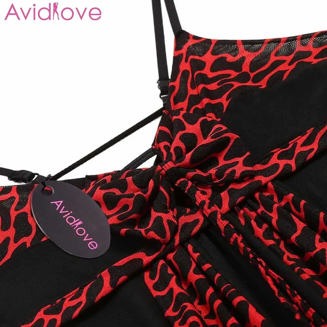 Женское нижнее белье Avidlove длинное кружевное хлопковое большого размера|Белье