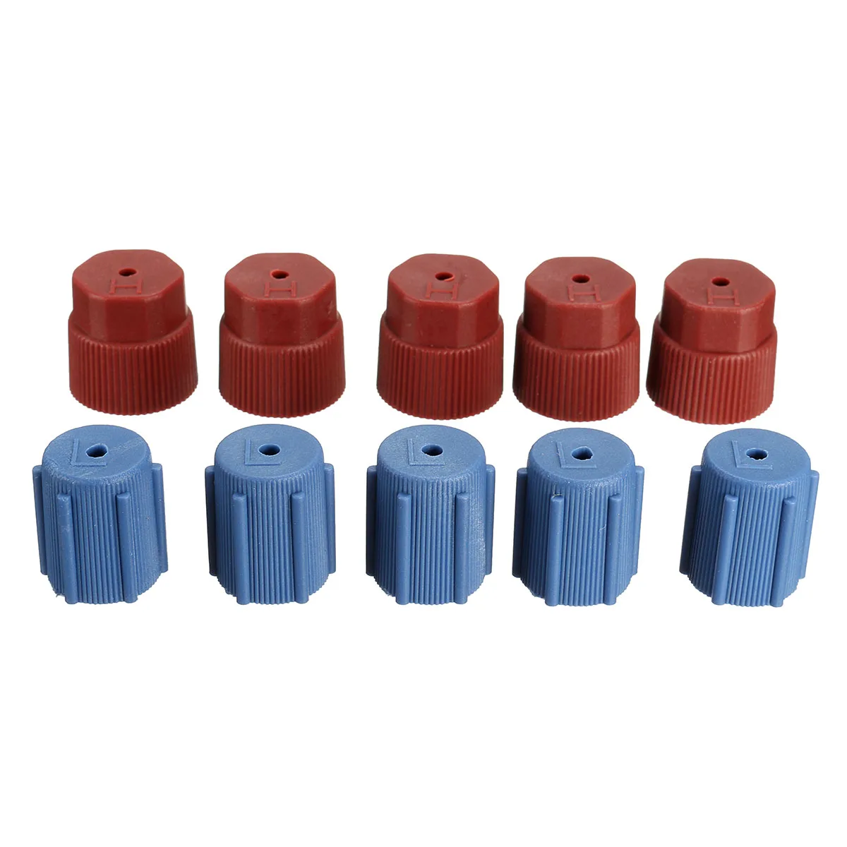 

10Pcs/Set R134a 13mm & 16mm AC System Cap Charging Port Service Caps Hi Low Side