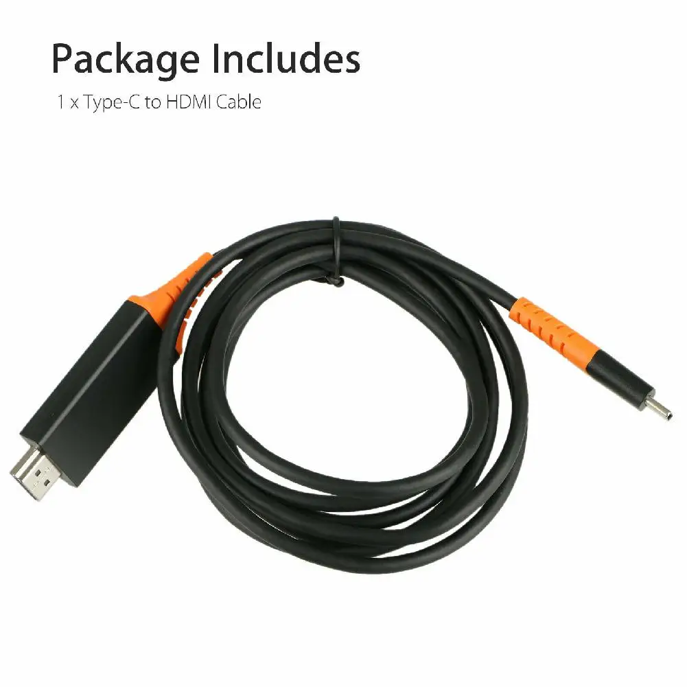 USB C Тип с разъемами типа и 4K HDMI HD ТВ кабель адаптером для samsung S9 S10 Note 9 MacBook LG G5