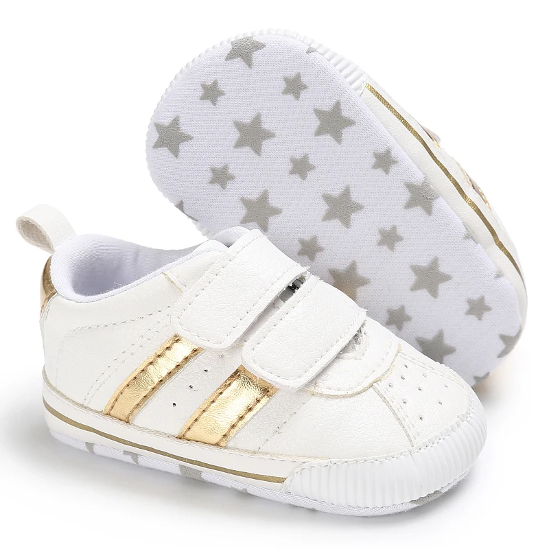 Обувь для новорожденных мальчиков и девочек с мягкой подошвой, обувь для малышей, обувь для первых шагов 0-18 м