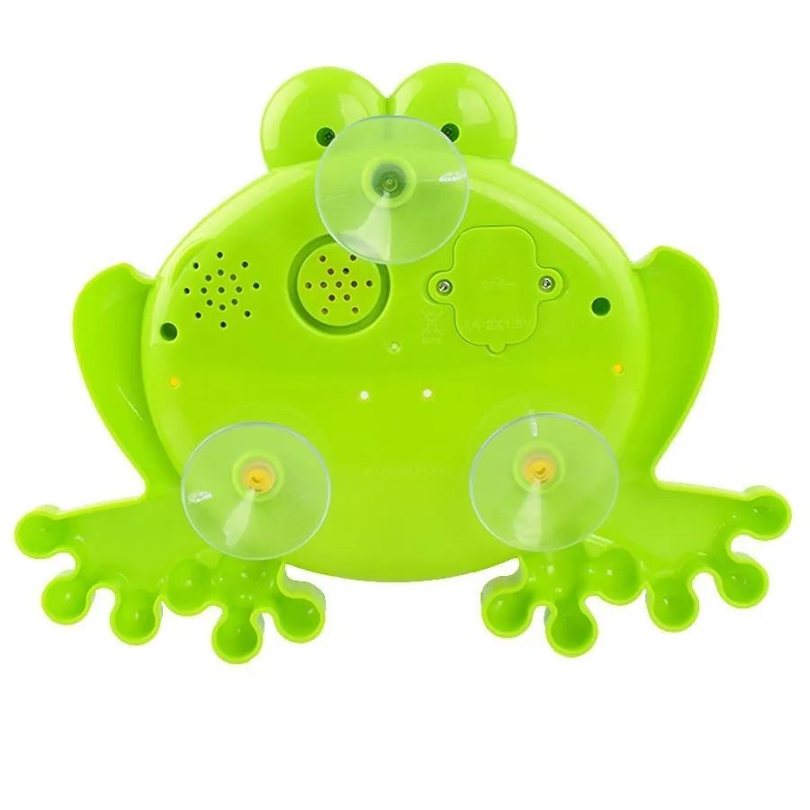 Bubble Machine Big Frog Automatic Bubble Maker Blower Music Bath Toy for Baby A2