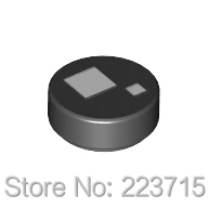 

*Flat Tile 1X1, Round No. 72* SS304P 20pcs DIY enlighten block brick part No. 6178627 Compatible With Other Assembles Particles
