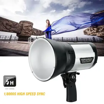 

For NiceFoto nflash300 5500K 300W GN36 High Speed 2.4G 1/8000S Wireless Flash Portable Speedlite