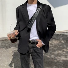 Весенний мужской костюм, корейский Повседневный стимпанк homme, мужской пиджак, хлопковый Классический английский стиль