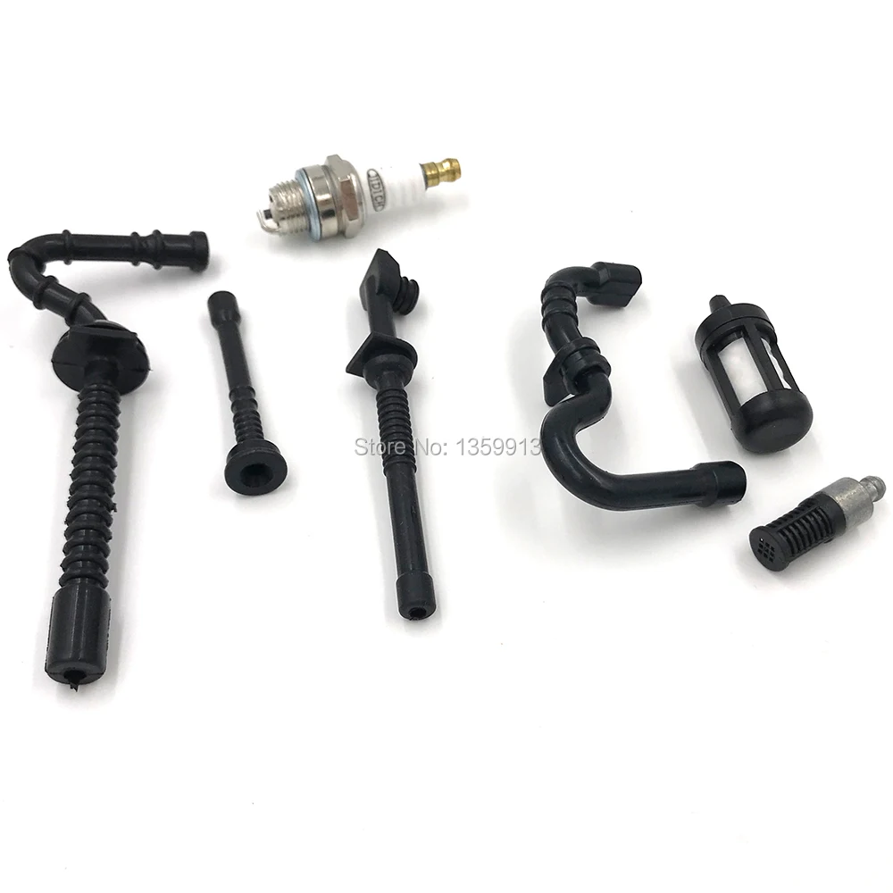 

spark plug Pipe Fuel Gas Filters Hose Tube Pipe for Chainsaw 017 018 021 023 025 MS180 MS250