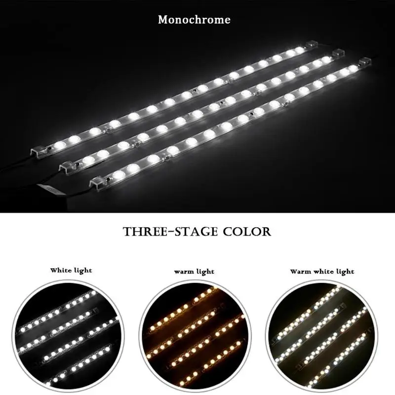 

1PC Replacement 40LED Hard Light Strip Source Hard Strip Bar Module for Downlight Wall Ceiling Lamp Strong Magnetic Adsorption