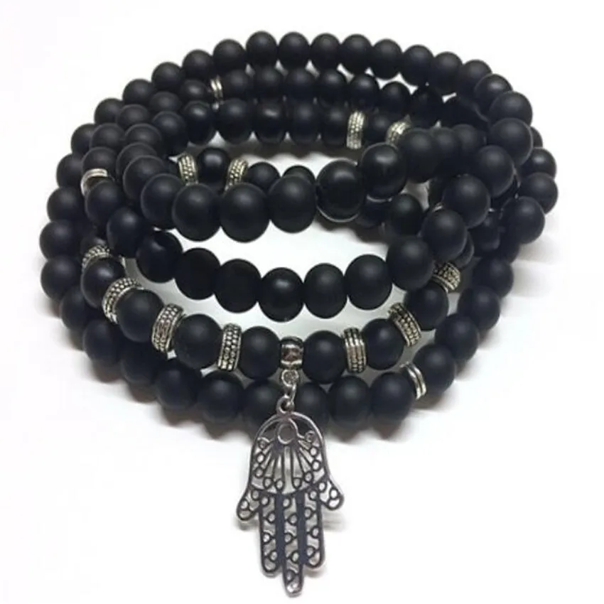 8 мм Grind BlessFancy ожерелья манжеты Lucky spirituality наручные буддизм ручной работы монах