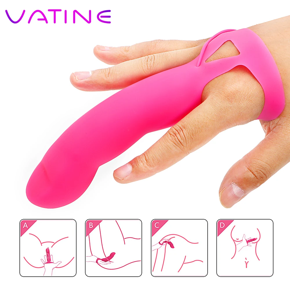 Female Sex Toys Vaginal Vibrators Clit Sucking Vibrator Clitoris Vibrator Vibrator Sex Toy Electric Sex Toys VATINE G-spot Strap On 7 Speeds Finger Vibrator Silicone Clitoris Stimulator Sex Toys for Women