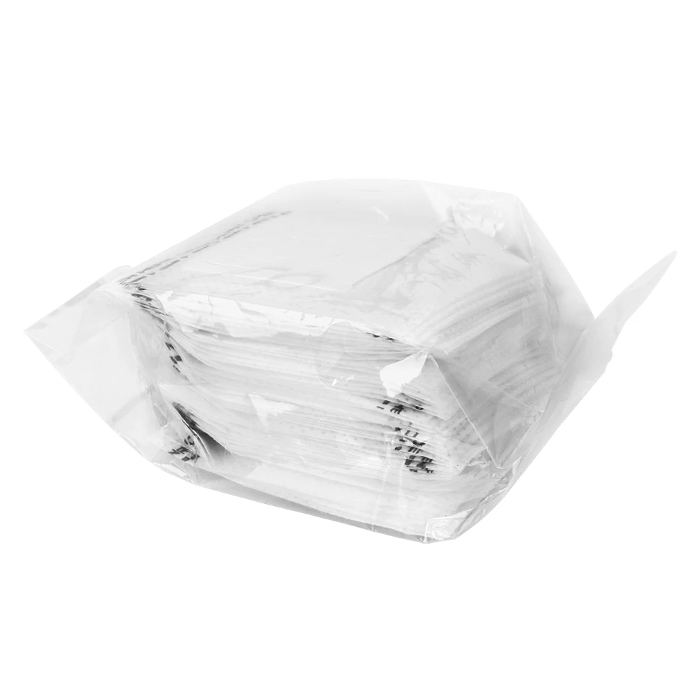 HOOMIN Coffeeware مرشحات القهوة كيس شاي ورقي مصفاة شنقا الأذن نمط شاي أخضر المساعد على التحلل فلتر تنقية القهوة حقيبة 50 قطعة/الحقيبة