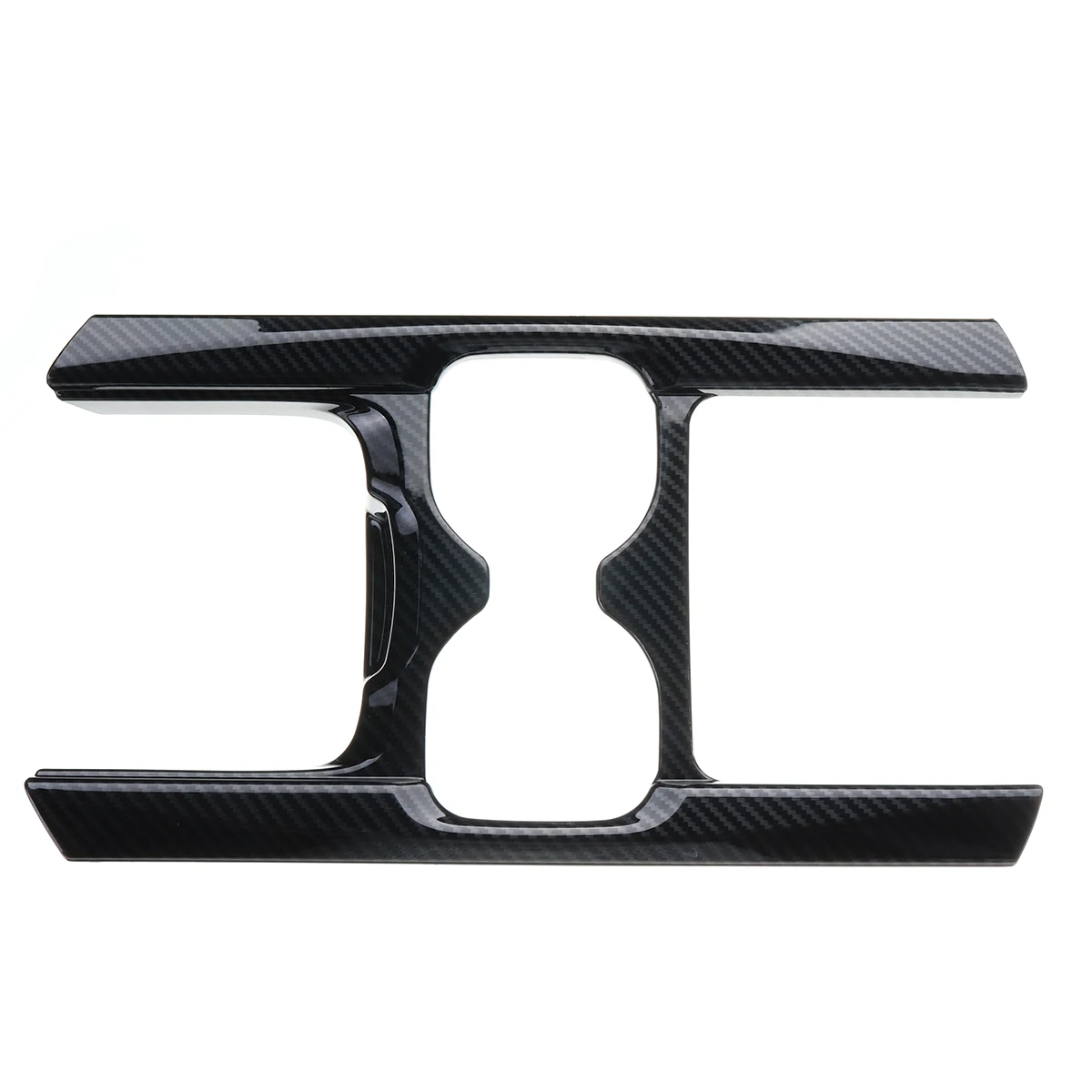 

Carbon Fiber Stlyle Front Cup Holder Trim Cover Frame For Honda CRV 2017 2018
