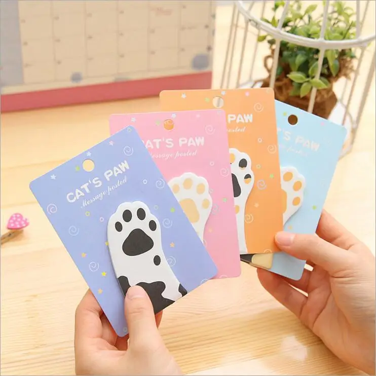Эллен Брук 4 шт. Kawaii кошачьи Липкие заметки креативный блокнот для заметок Filofax DIY