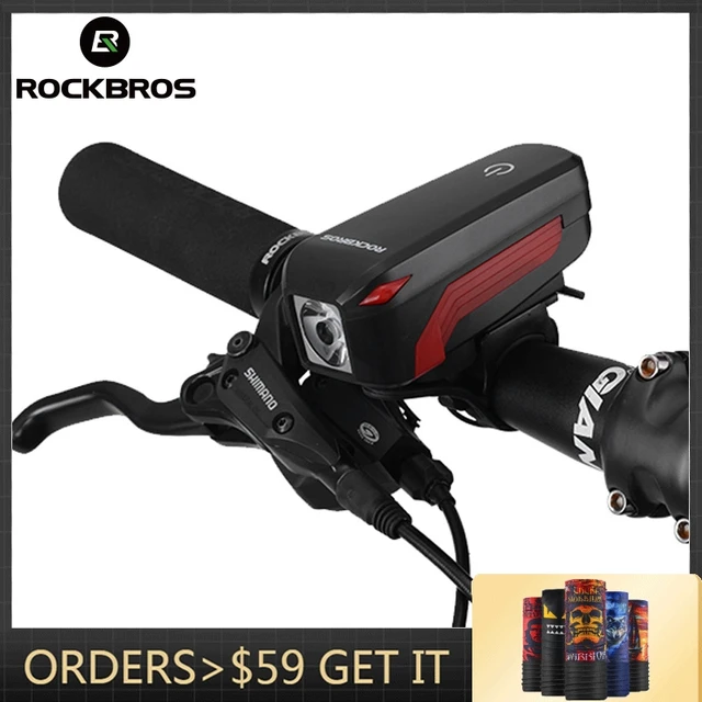 Special Offers ROCKBROS 2 In 1 Bicycle Light Bike Bell Horn 350 Lumen USB Rechargeable MTB Bike Front Light Flashlight Waterproof Electric Bell Special Offers ROCKBROS 2 In 1 Bicycle Light Bike Bell Horn 350 Lumen USB Rechargeable MTB Bike Front Light Flashlight Waterproof Electric Bell