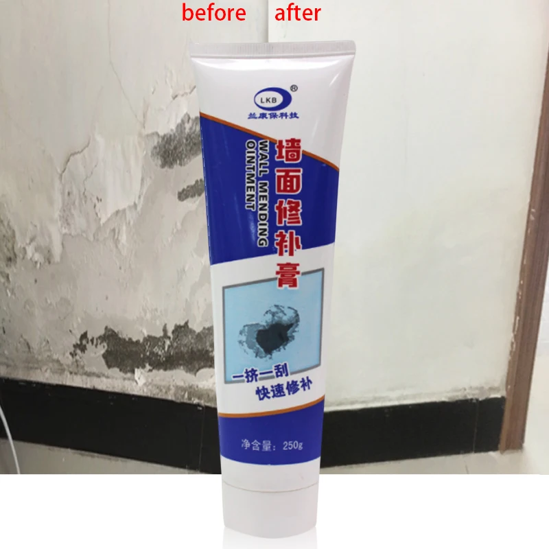 

Universal Wall Mending Ointment Grouts Beautiful Sealant For Walls Peeling Graffiti Gap Repair Cream Construction Tool 250G