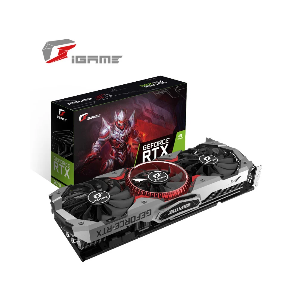 

Colorful iGame GeForce RTX 2070 Graphic Card Advanced OC GDDR6 8G iGame Nvidia GPU Video Cards For Gaming PC