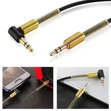 Автомобильный Aux аудио кабель 3,5 мм Расширенный аудио кабель HIFI Универсальный стерео аудио кабель с углом 90 градусов