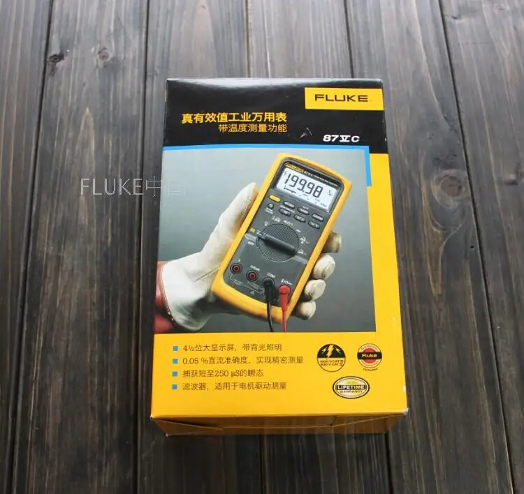 Fluke 87 в промышленный мультиметр F87V/C неразрывно безопасный мультиметр True RMS тестер проводимости F87V/C/E2